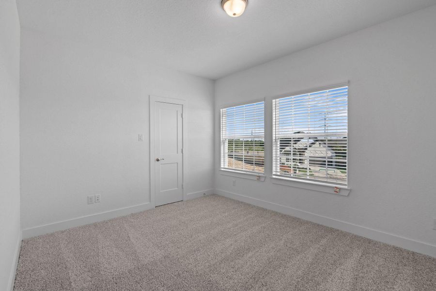 Spacious, unfurnished interior of a new home in Bridgeland, Cypress (Image 10).