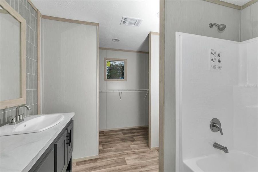 Furnished interior view inside a new home in , Williston (Image 6).