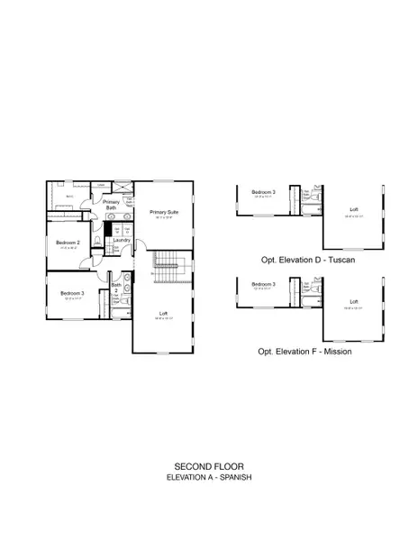 2D floor plan layout of this home in Allen Ranches, Litchfield Park, AZ (Image 3).