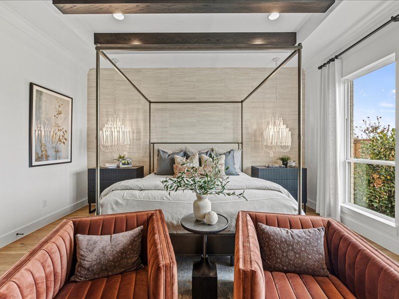 Furnished interior view inside a new home in Nelson Lake Estates, Rockwall (Image 19).