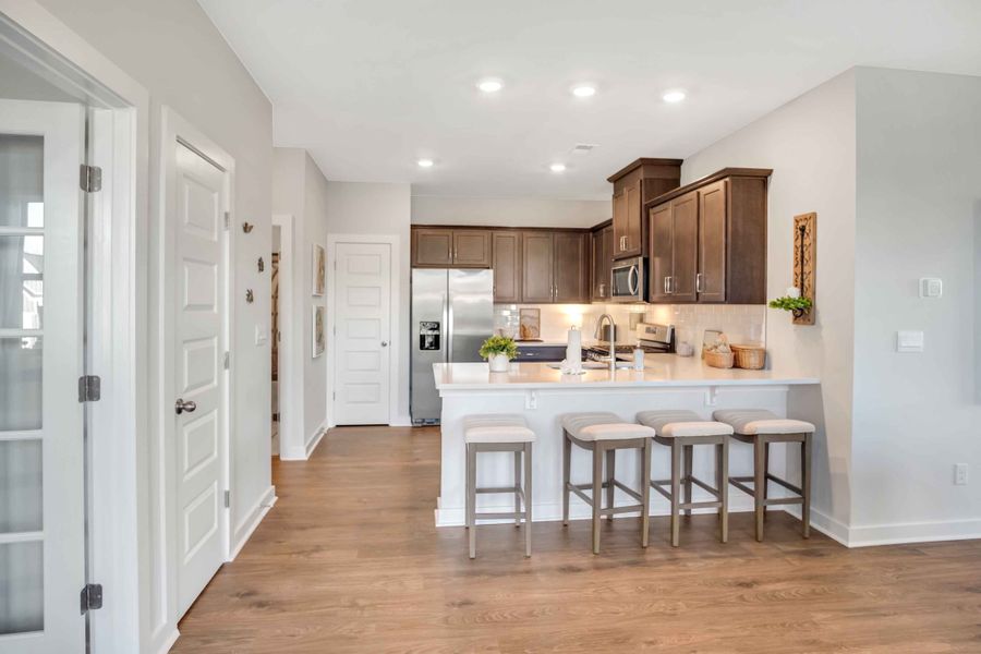 Representative furnished interior of a home built from the SEVERN by D.R. Horton in Nexus South, Gallatin (Image 4).