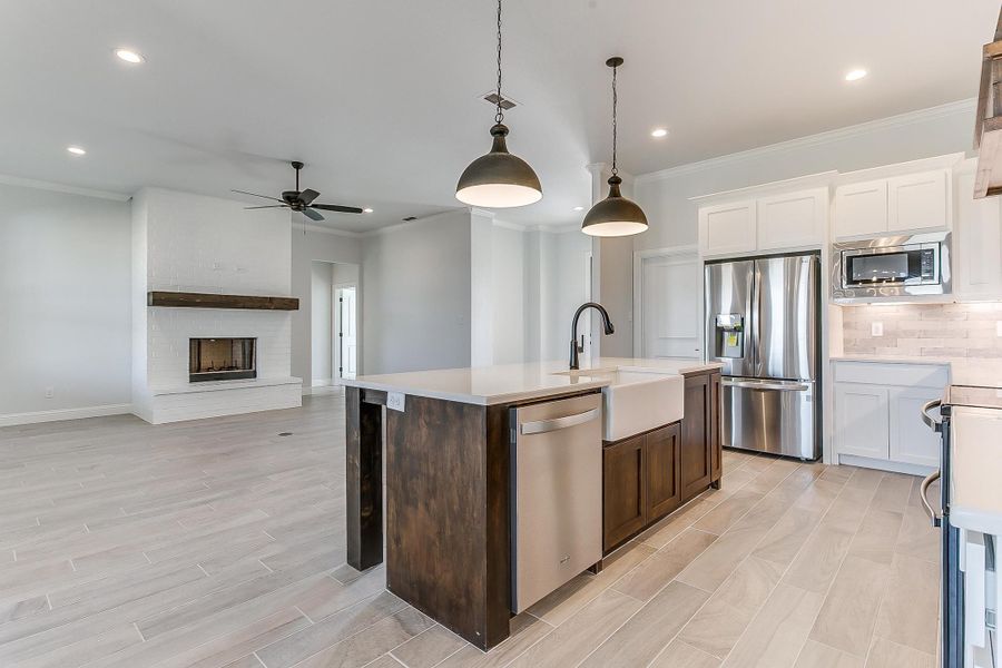 Representative furnished interior of a home built from the Refuge Lane by Trinity Classic Homes in Zion Trails, Poolville (Image 28).