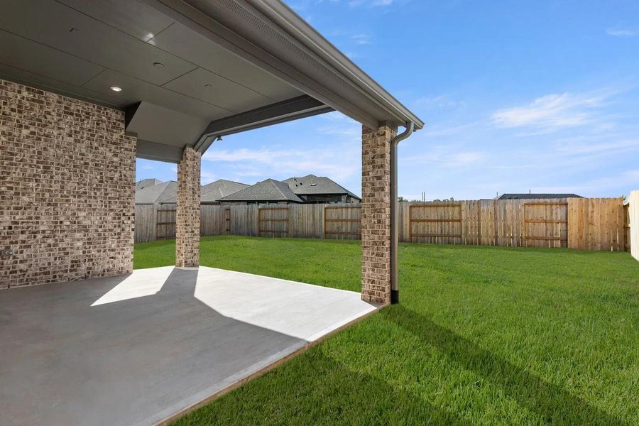Clay D Outdoor living area