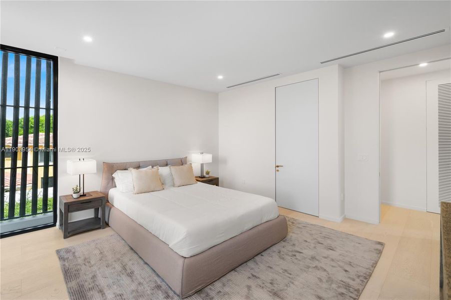 Furnished interior view inside a new home in , Miami Beach (Image 12).