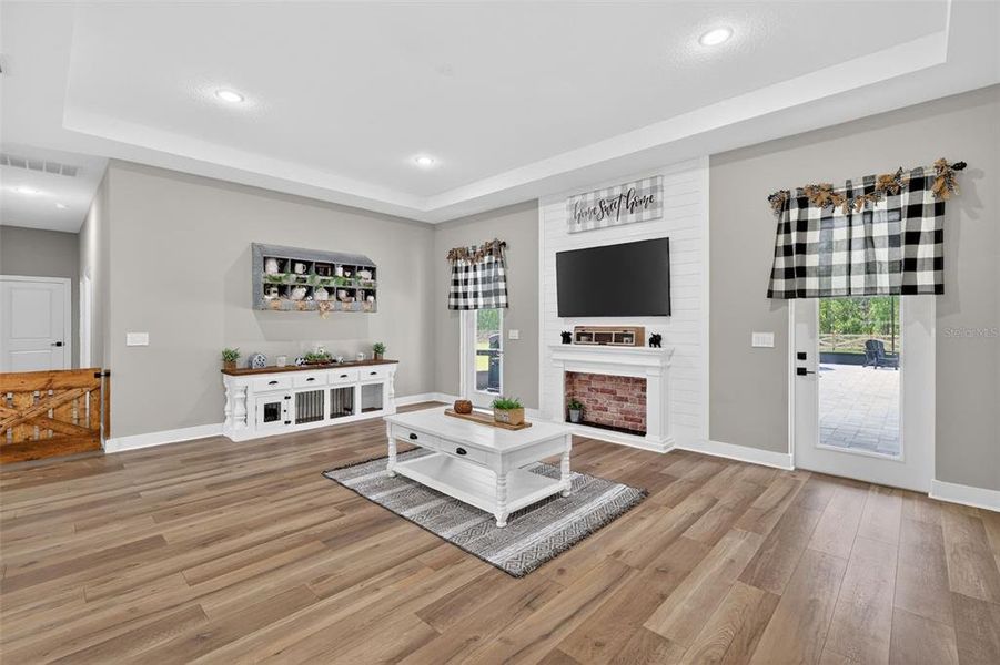 Furnished interior view inside a new home in , Dunnellon (Image 39).