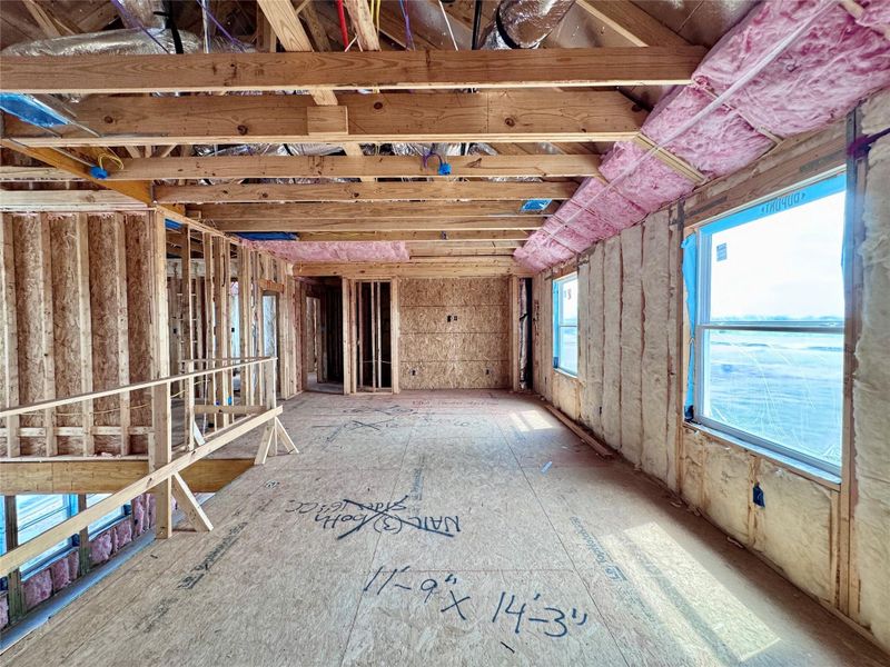 In-progress construction of a new home in Meridiana, Manvel, TX (Image 18).