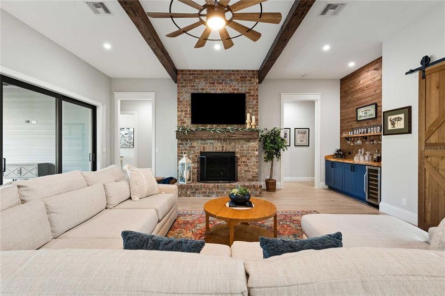 Furnished interior view inside a new home in , Ocala (Image 32).