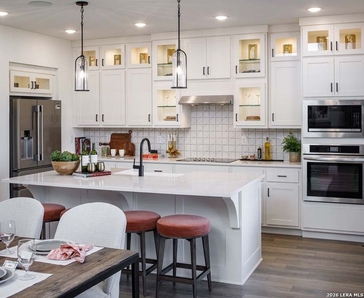 Furnished interior view inside a new home in Alsatian Oaks, Castroville (Image 32).