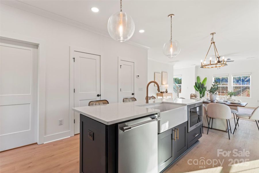 Furnished interior view inside a new home in , Fort Mill (Image 24).