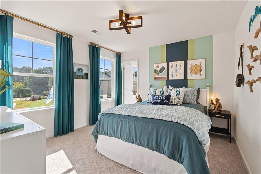 Furnished interior view inside a new home in Abbotts Crossing, Conyers (Image 26).