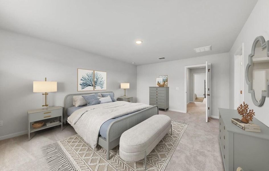 Furnished interior view inside a new home in Bradford Pointe, Summerville (Image 5). Furnished interior view inside a new home in Bradford Pointe, Summerville (Image 5).