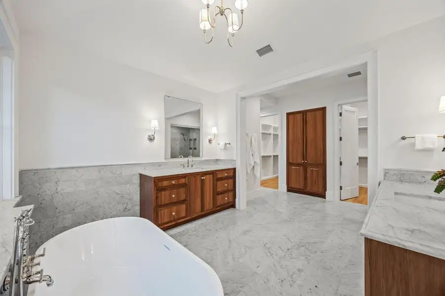 Furnished interior view inside a new home in , Dallas (Image 9). Furnished interior view inside a new home in , Dallas (Image 9).