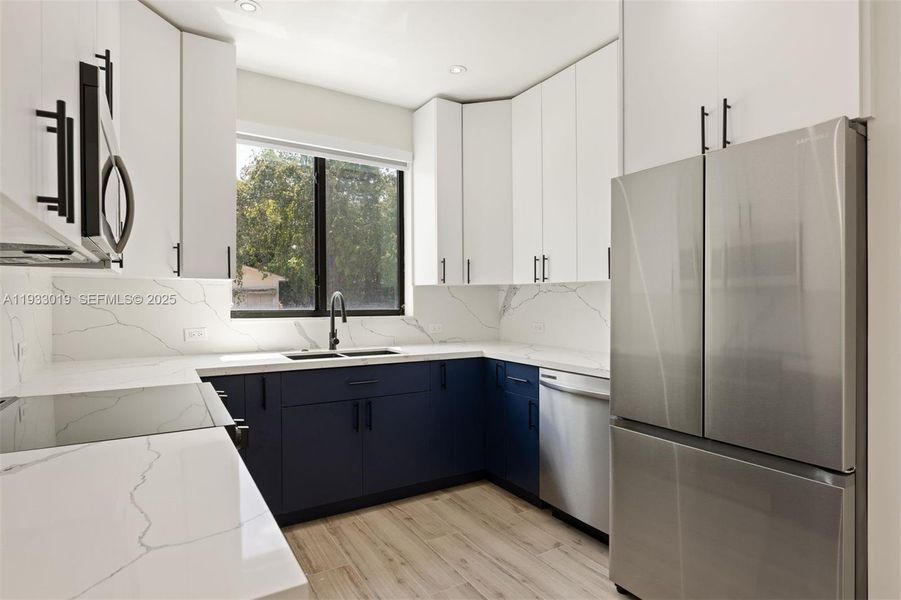 Furnished interior view inside a new home in , Miami (Image 8).