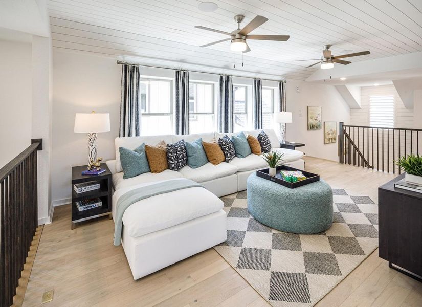 Furnished interior view inside a new home in Riceland, Mont Belvieu (Image 40).