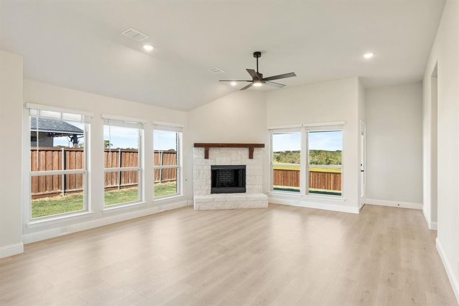 Spacious, unfurnished interior of a new home in Wildcat Ridge Phase 3, Godley (Image 22). Spacious, unfurnished interior of a new home in Wildcat Ridge Phase 3, Godley (Image 22).