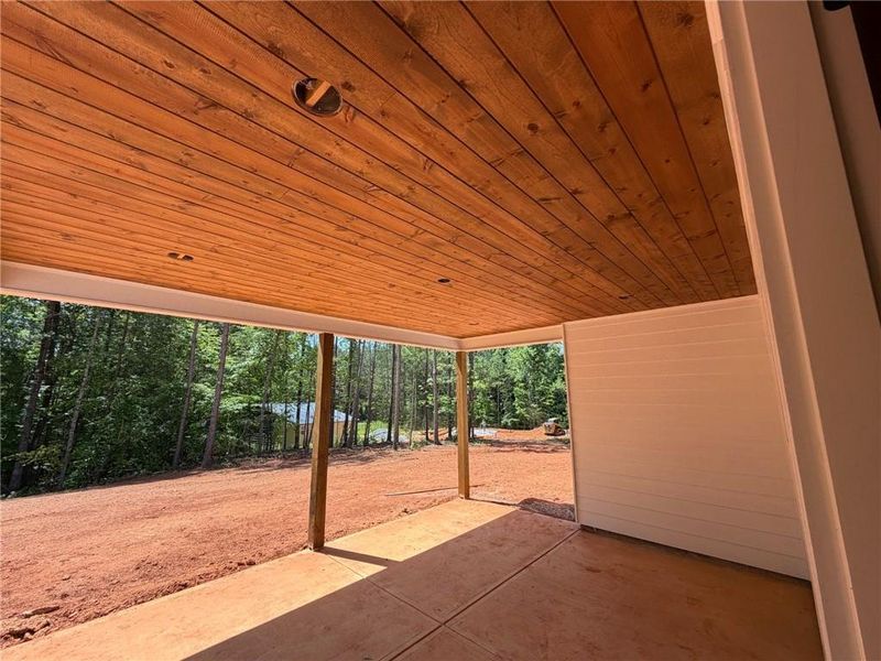 Exterior details and patio area of a home in , Talking Rock (Image 2). Exterior details and patio area of a home in , Talking Rock (Image 2).