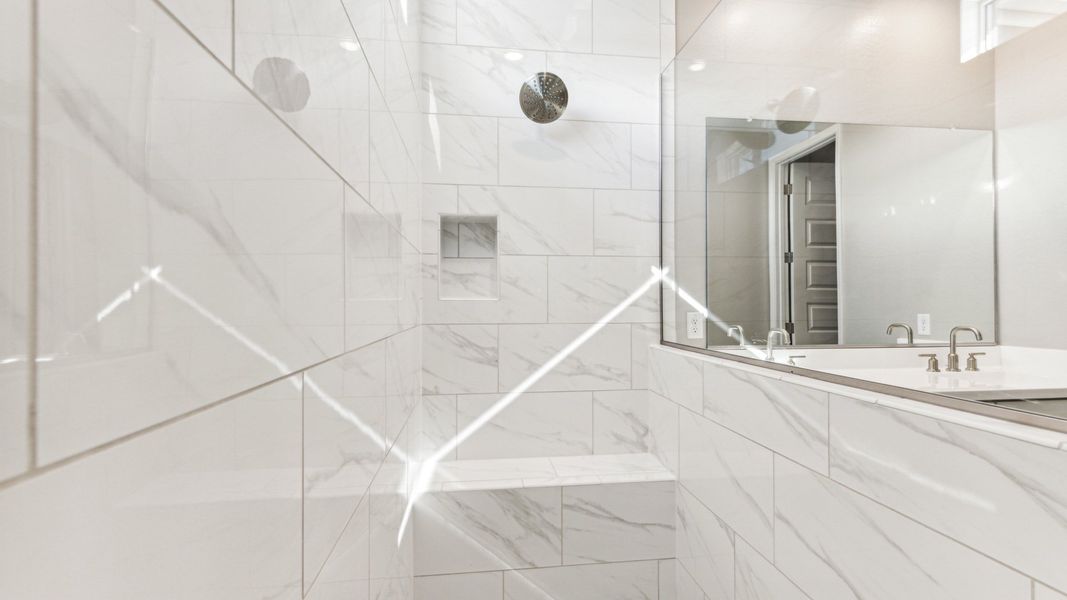 Close-up of interior finishes inside a home in Talinn Towns at Desert Ridge, Phoenix (Image 12).