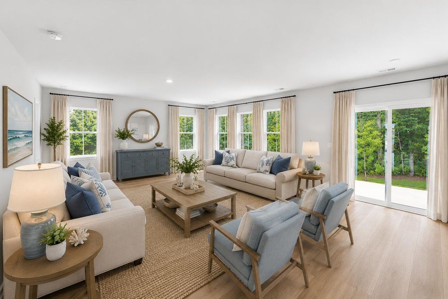 Furnished interior view inside a new home in Limehouse Village: Arbor Series, Summerville (Image 13).