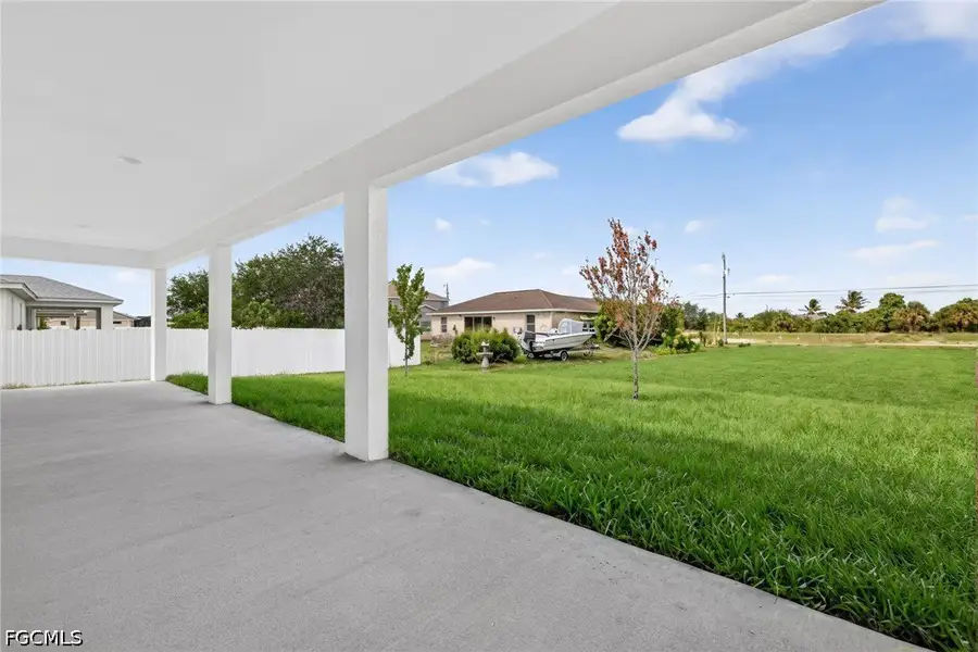 Exterior details and patio area of a home in Cape Coral, Cape Coral (Image 3).