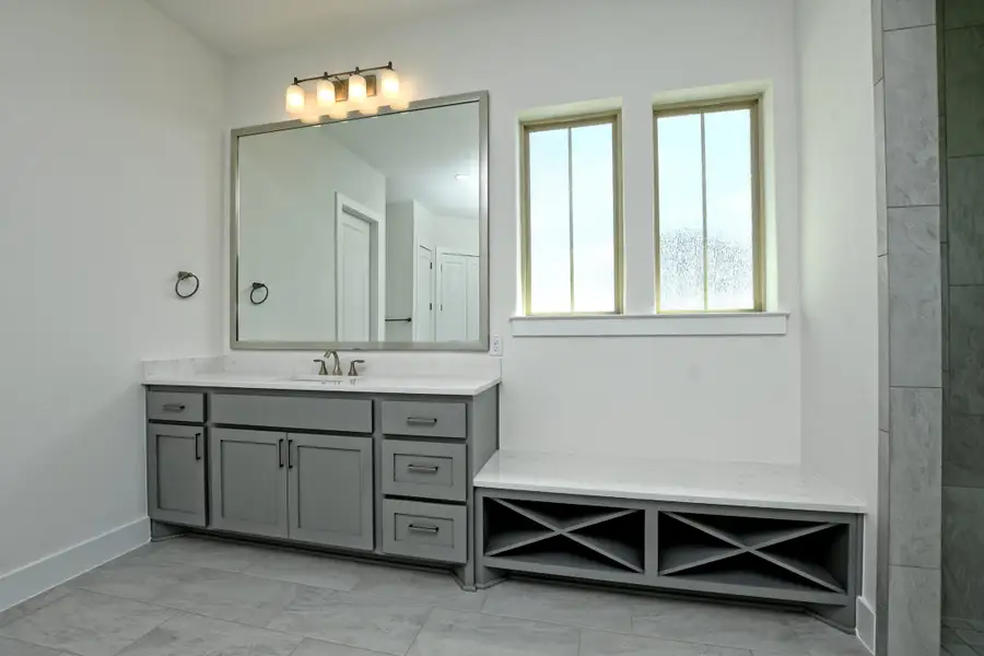 Representative furnished interior of a home built from the Siena III by Giddens Homes in Clearwater Ranch, Liberty Hill (Image 179).