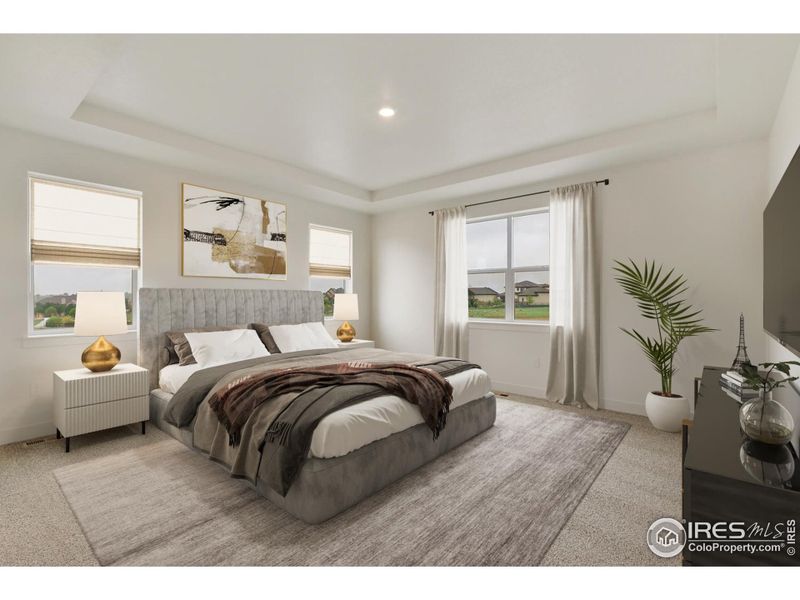 Furnished interior view inside a new home in Vantage, Berthoud (Image 11).