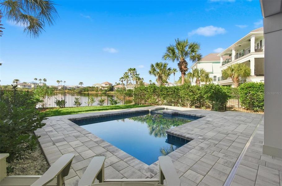 Exterior details and patio area of a home in , Palm Coast (Image 4). Exterior details and patio area of a home in , Palm Coast (Image 4).