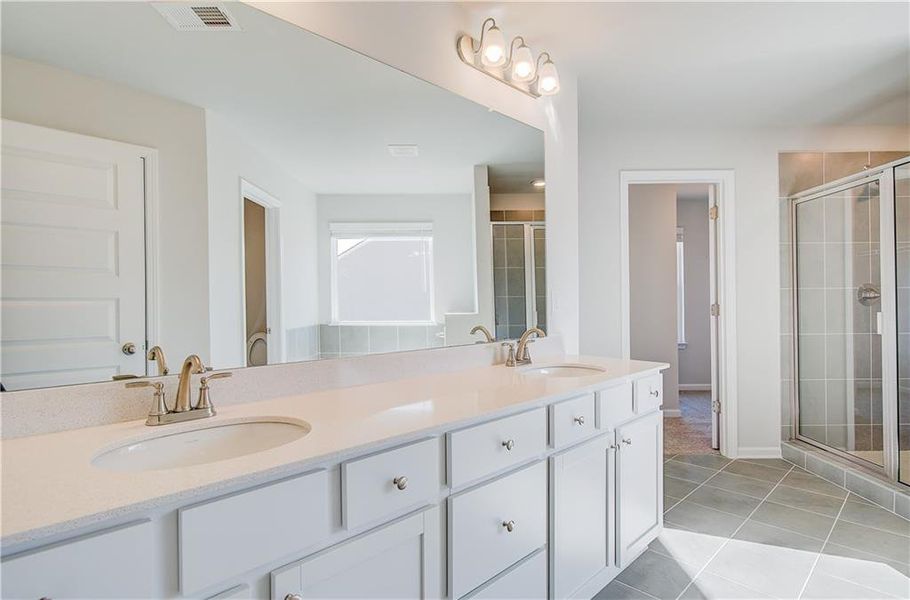 Furnished interior view inside a new home in Copperfield, Locust Grove (Image 4).
