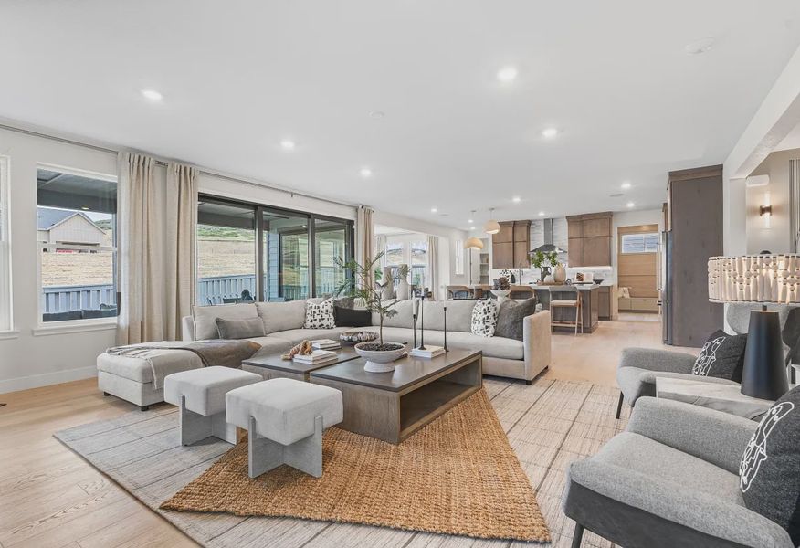 Everly Model Great Room, Kitchen + Dining - 6 of 19