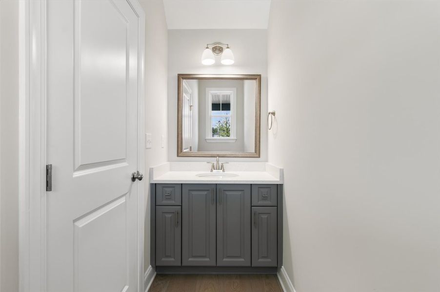 Powder Room | 6244 Canterbury Farms Pkwy by Ivey Homes