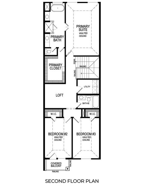 2D floor plan layout for the Cherry R by First Texas Homes in The Abbey at Mercer Crossing, Farmers Branch, TX (Image 3). 2D floor plan layout for the Cherry R by First Texas Homes in The Abbey at Mercer Crossing, Farmers Branch, TX (Image 3).