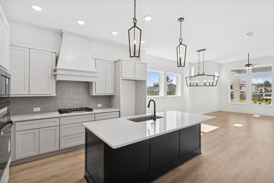 Furnished interior view inside a new home in ARTAVIA 45' Homesites, Conroe (Image 16).