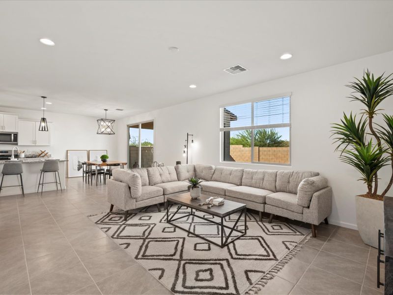 Furnished interior view inside a new home in Las Patrias at Star Valley Phase III - Premier Series, Tucson (Image 6).