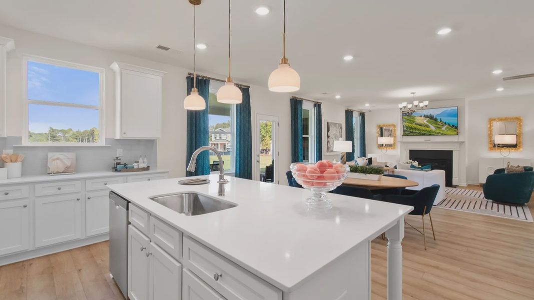 Furnished interior view inside a new home in Hamilton Lakes, Loganville (Image 18).
