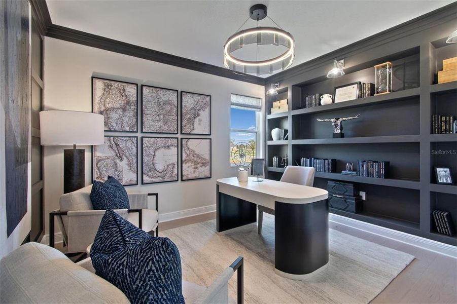 Furnished interior view inside a new home in Grand Park, Sarasota (Image 9).