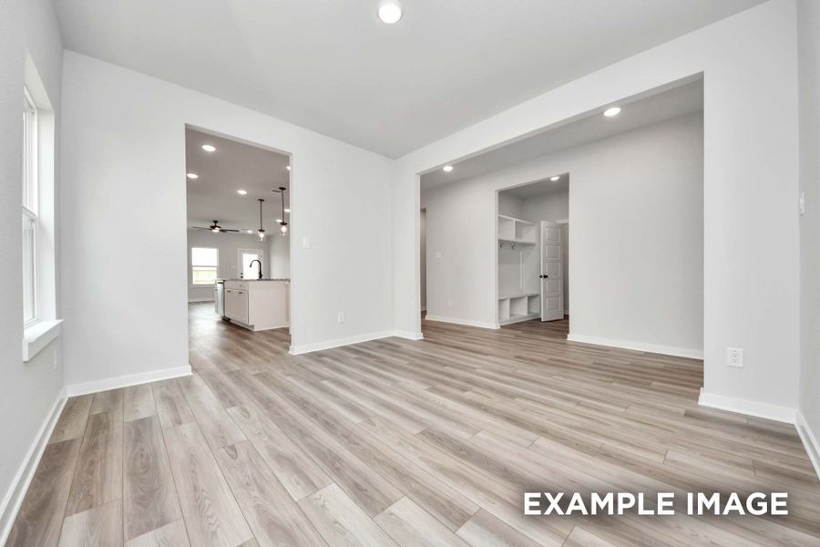 Representative unfurnished interior of a home built from the The Sorrento E by Davidson Homes LLC in Sundance Cove, Crosby (Image 26). Representative unfurnished interior of a home built from the The Sorrento E by Davidson Homes LLC in Sundance Cove, Crosby (Image 26).