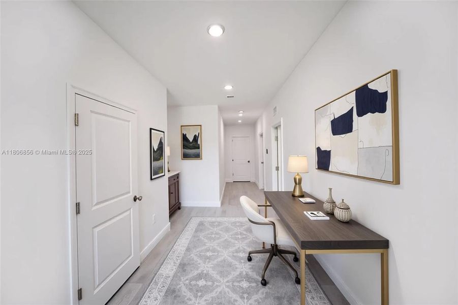 Furnished interior view inside a new home in , Labelle (Image 12).