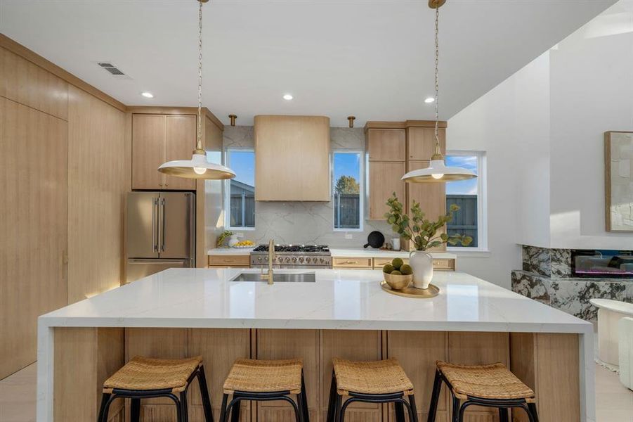 Furnished interior view inside a new home in , Dallas (Image 9).