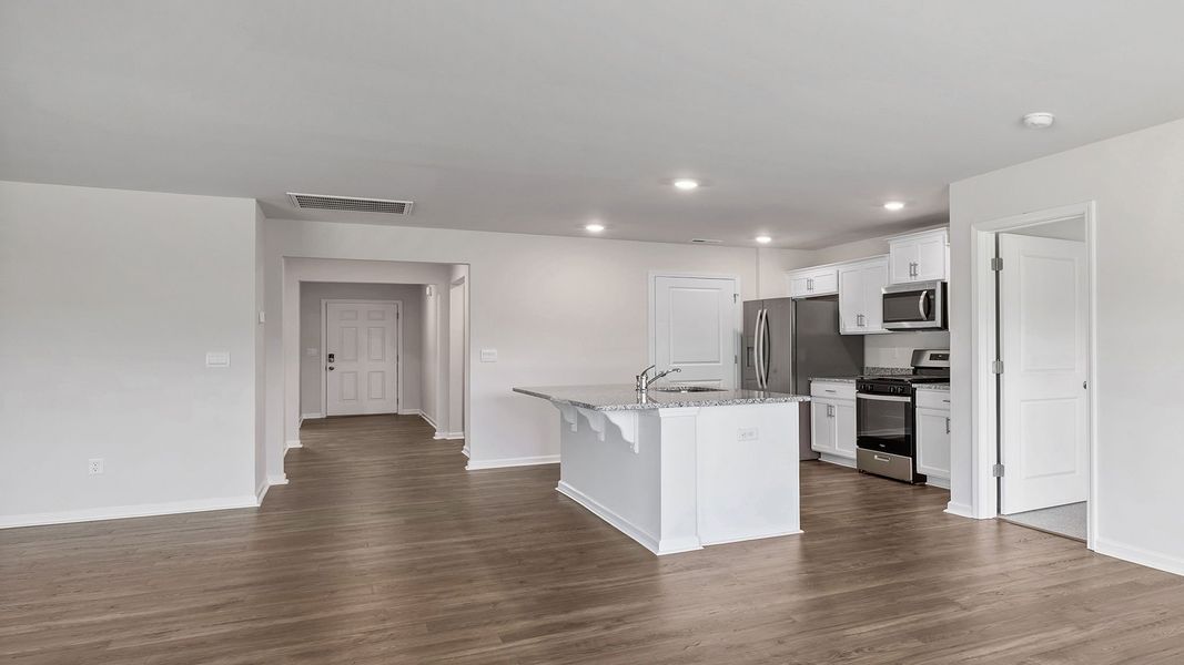 Furnished interior view inside a new home in Lightwood Cottages, Moore (Image 9).