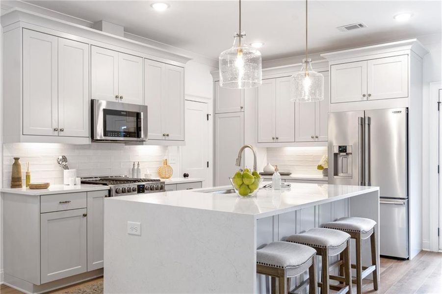 Furnished interior view inside a new home in , Hapeville (Image 16).