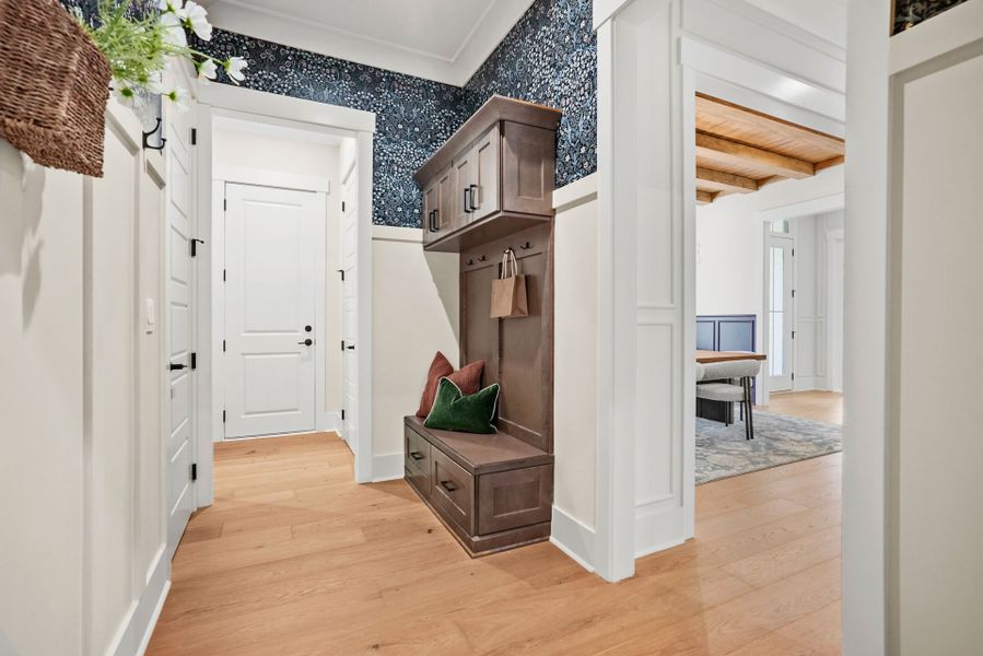 Representative furnished interior of a home built from the Hampton by John Wieland in McCoy Farm, Wesley Chapel (Image 42).