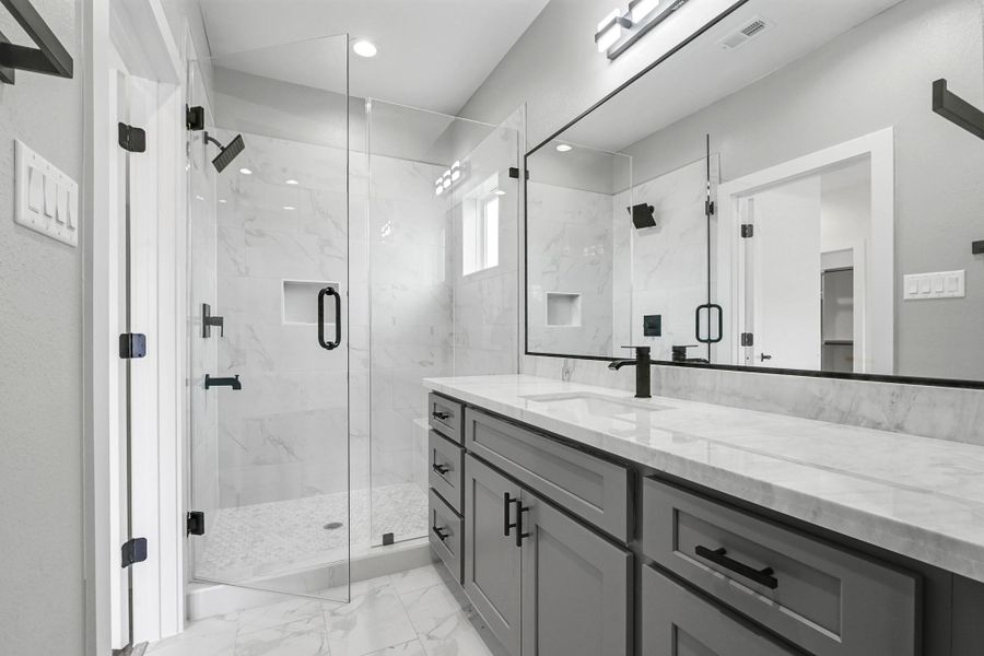 Furnished interior view inside a new home in , Houston (Image 14).