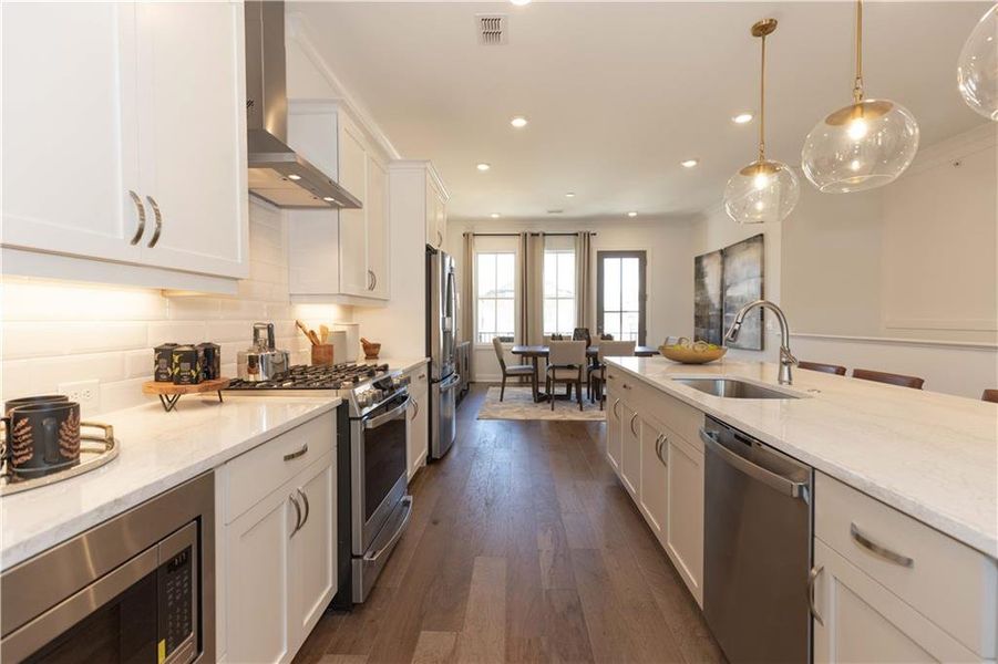 Furnished interior view inside a new home in Waterside Condos, Peachtree Corners (Image 43).