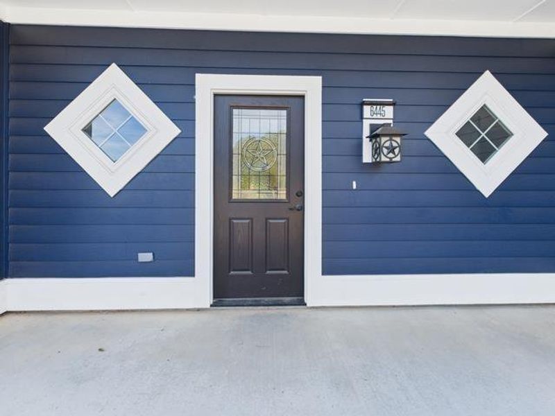 View of exterior entry