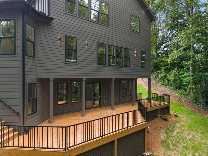 Exterior details and patio area of a home in , Marietta (Image 33). Exterior details and patio area of a home in , Marietta (Image 33).