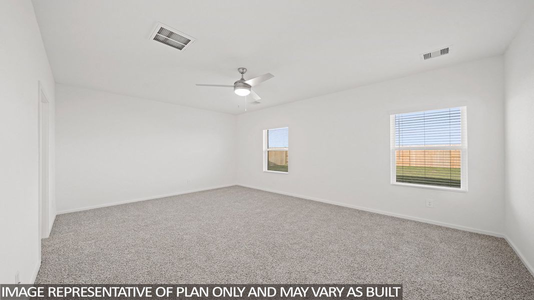 Representative unfurnished interior of a home built from the Kendall by D.R. Horton in Sunterra Lakes, Brookshire (Image 19).