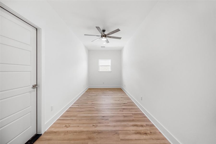 Flex Space with attic access for storage. Flex Space with attic access for storage.