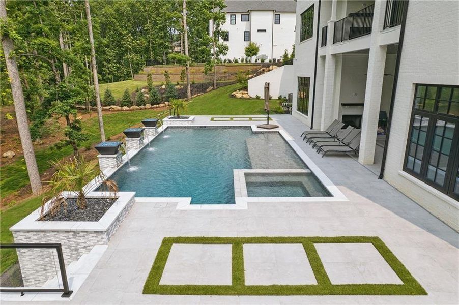 Exterior details and patio area of a home in , Alpharetta (Image 4).