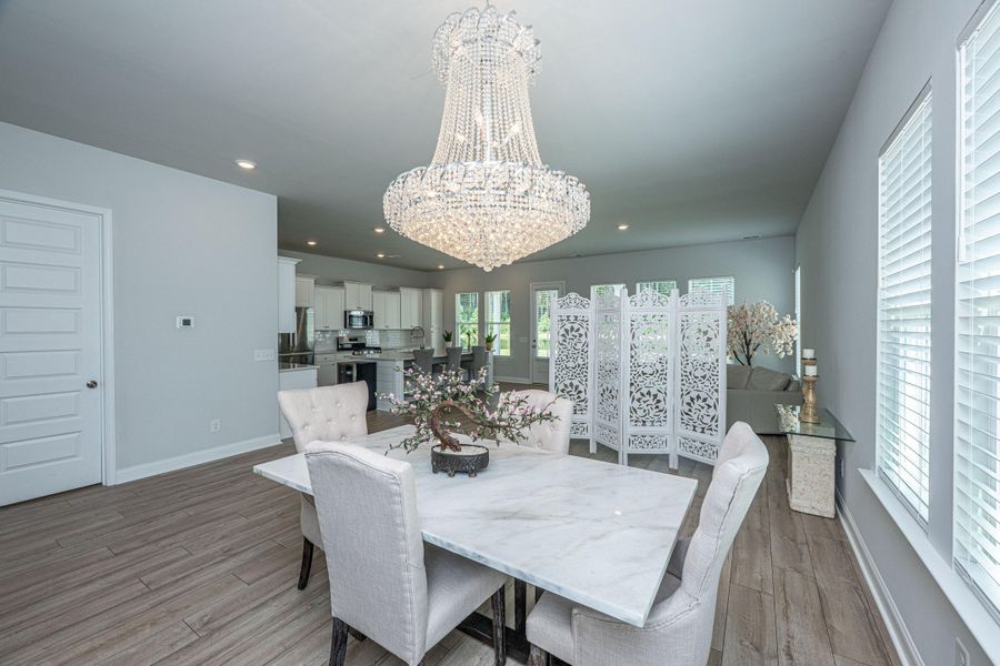 Furnished interior view inside a new home in , Summerville (Image 27).