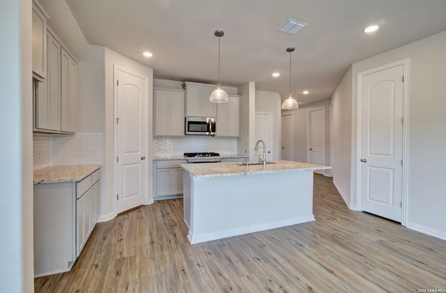 Furnished interior view inside a new home in Clear Creek, New Braunfels (Image 7).