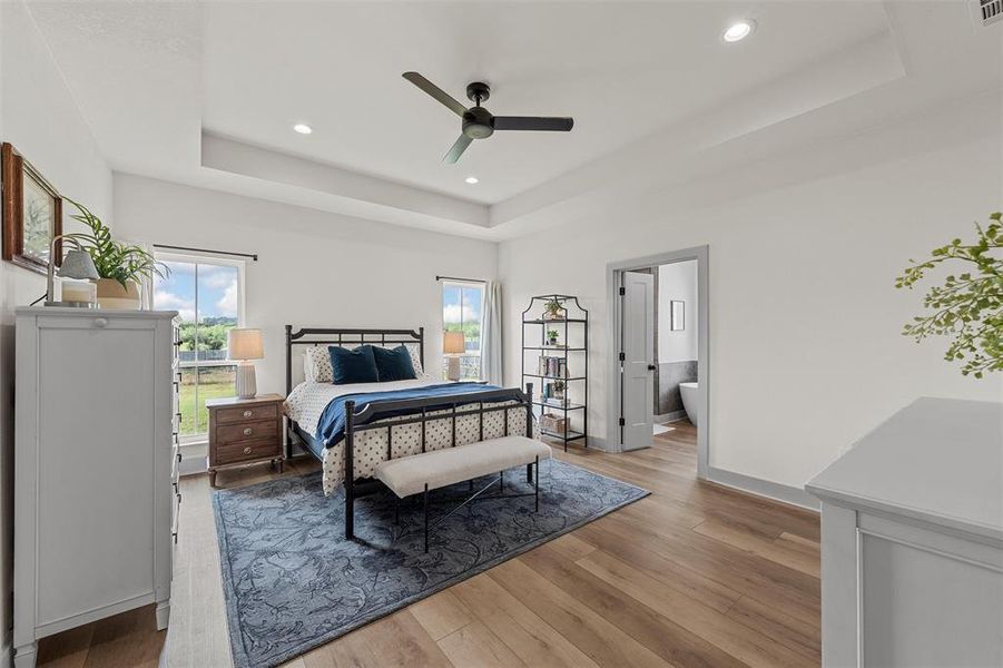 Furnished interior view inside a new home in , Moody (Image 29).